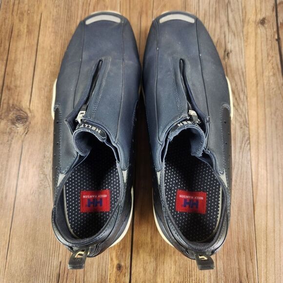 Helly Hansen Hydrator W2 Mens Sz 10.5 Blue Front Zip Drawstring Sailing Shoes - Picture 6 of 10